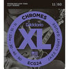 D’Addario ECG24 XL Chromes Jazz Light Flat Wound Electric Guitar Strings | Kincaid&#39;s Is Music
