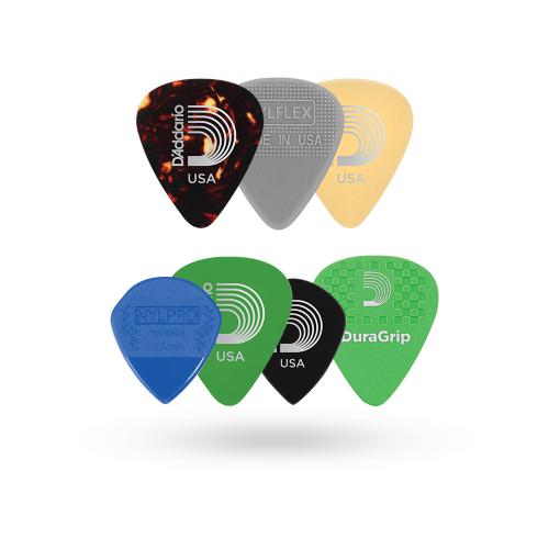 D'Addario Planet Waves Variety Guitar Picks, Pack of 7