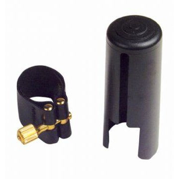 Rovner Dark Alto Saxophone Ligature and Cap | Kincaid's Is Music
