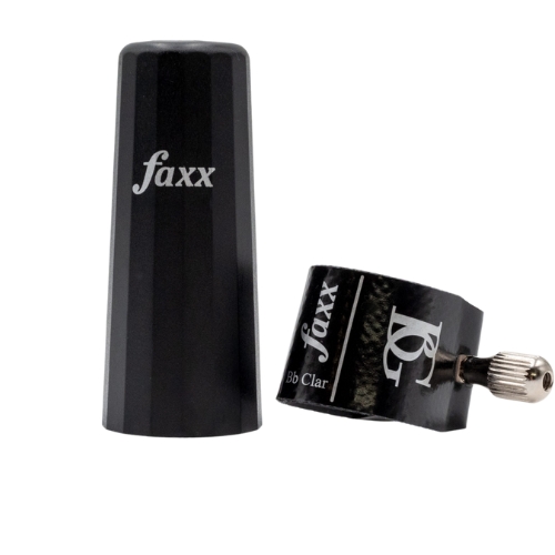 Faxx Premium Fabric Ligature and Plastic Cap for Bb Clarinets