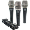 CAD D32 Supercardioid Dynamic Handheld Microphones, Three Pack
