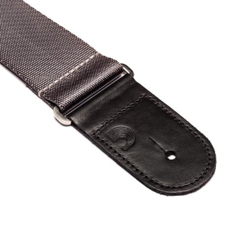 D&#39;Addario 2&quot; Premium Woven Guitar Strap - Silver | Kincaid&#39;s Is Music