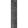 D&#39;Addario Deluxe Embossed Leather Guitar Strap, Black