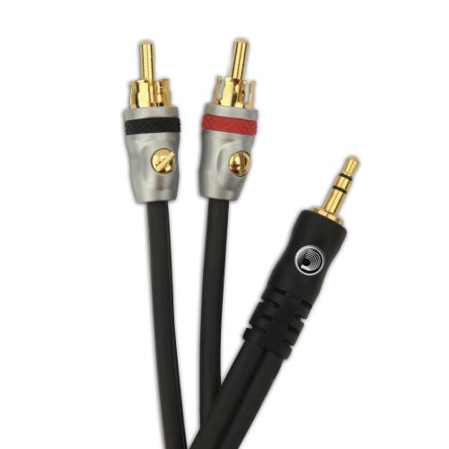 D&#39;Addario Dual RCA to Stereo Mini Cable, 5 feet | Kincaid&#39;s Is Music