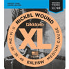 D&#39;Addario EXL115W Medium Gauge XL Nickel Wound Electric Guitar Strings with Wound Third