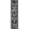 D&#39;Addario Joe Satriani Woven Guitar Strap - Skull n&#39; Bones