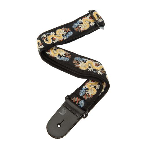 D&#39;Addario Planet Waves 2&quot; Woven Guitar Strap - Dragon