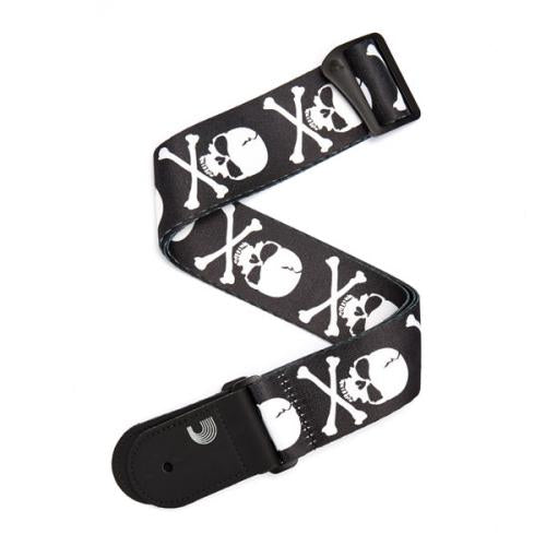 D&#39;Addario Planet Waves Guitar Strap - Skull &amp; Cross Bones | Kincaid&#39;s Is Music