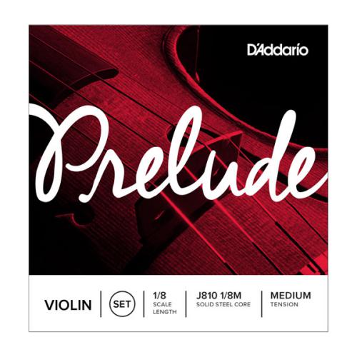 D'Addario Prelude Violin String Set, 1/8 Size