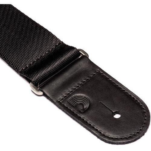 D&#39;Addario 2&quot; Premium Woven Guitar Strap End - Black | Kincaid&#39;s Is Music