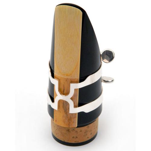 D'Addario Silver-Plated Bass Clarinet H-Ligature &amp; Cap