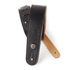 D&#39;Addario Slim Garment Leather Guitar Strap - Black | Kincaid&#39;s Is Music