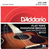 D&#39;Addario EFT17 Flat Tops Phosphor Bronze Medium Gauge Acoustic Guitar Strings | Kincaid&#39;s Is Music
