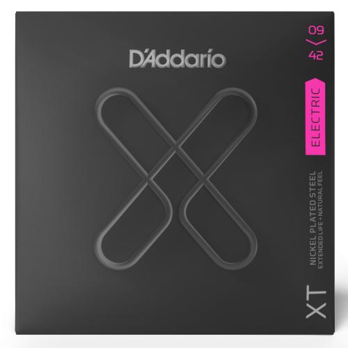 D'Addario XT Electric Guitar Strings, Super Light Gauge: Three Pack