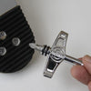 Dixon Multi-Functional Drum Key with hex bit inserted into tip