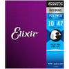 Elixir Polyweb 80/20 Bronze Acoustic Guitar Strings, Extra Light Gauge