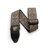 Ernie Ball Classic Jacquard Guitar Strap, Black &amp; Gold Paisley