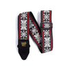 Ernie Ball Classic Jacquard Guitar Strap, Blackjack Red