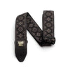 Ernie Ball Classic Jacquard Guitar Strap, Regal Black