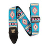 Ernie Ball Classic Jacquard Guitar Strap, Sedona Blue