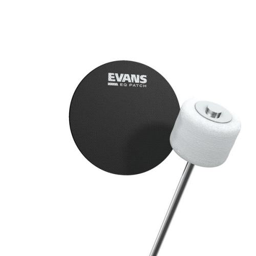 Evans Black Nylon Bass Drum Patch for Single Pedals