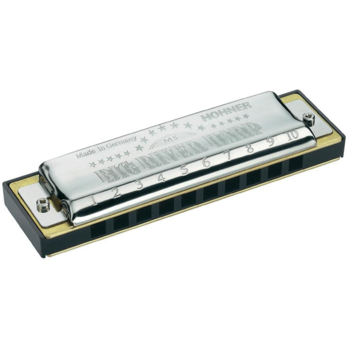 Hohner Big River Harp MS-Series Harmonica, Key of C | Kincaid's Is Music