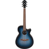 Ibanez AEG50 Cutaway Acoustic Electric Guitar, Indigo Blue Burst High Gloss