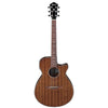 Ibanez AEG62 Cutaway Acoustic-Electric Guitar, Natural Mahogany High Gloss