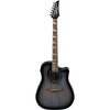 Ibanez Altstar ALT30 Acoustic-Electric Guitar, Transparent Charcoal Burst