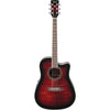 Ibanez PF28ECE Performance Acoustic-Electric Guitar - Transparent Red Sunburst