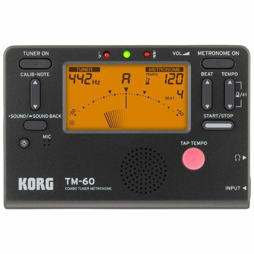 Korg TM-60 Black Combo Tuner &amp; Metronome