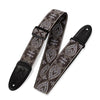 Levy&#39;s Brown &amp; White Teardrop Woven Guitar Strap | Kincaid&#39;s Is Music