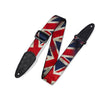 Levy&#39;s Distressed U.K. Flag Polyester Guitar Strap