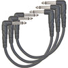 D&#39;Addario Planet Waves Classic Series 6&quot; Right Angle Patch Cables - 3 Pack | Kincaid&#39;s Is Music 