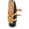 D&#39;Addario Gold-Plated Alto Saxophone H-Ligature in use