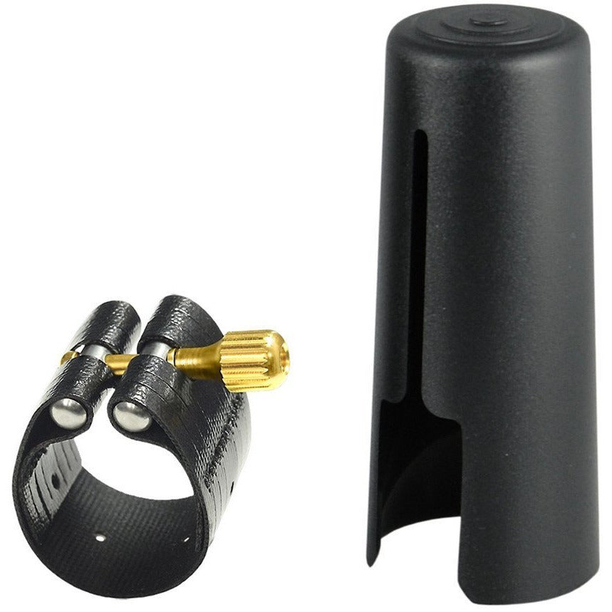 Rovner Dark Baritone Saxophone Ligature and Cap | Kincaid's Is Music