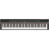 Yamaha P-125B Portable Digital Piano, Black Front Side