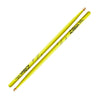 Zildjian Hickory Neon Yellow 5A Acorn Wood tip Drumsticks
